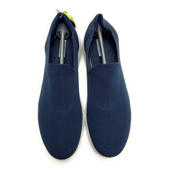 Skechers Men's Go Walk Stability Good Year Outsoles Navy Slip On Shoes Size 14 M - Picture 8 of 9